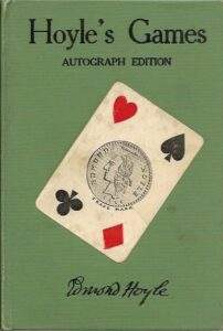 Book Cover 1907 Hoyles Games Autograph edition