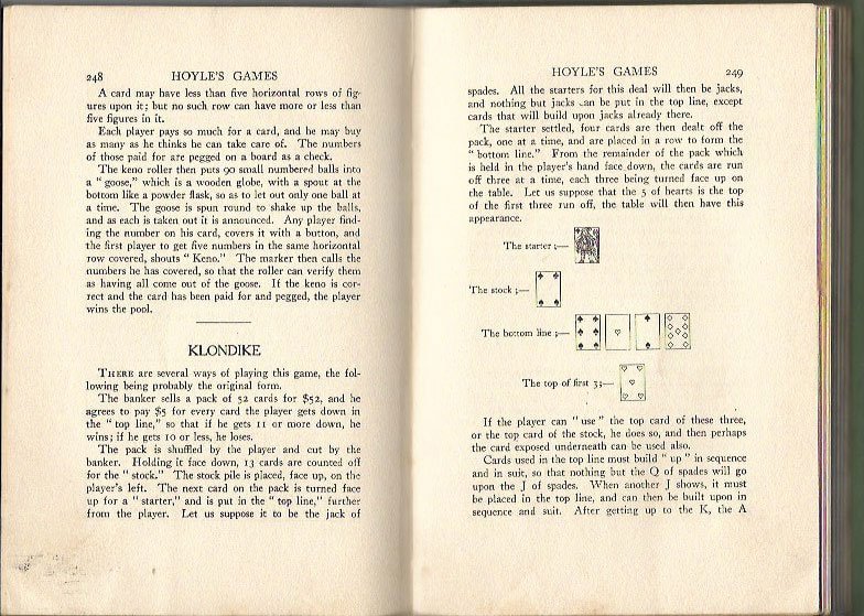 Hoyle's Games - Autograph Edition by the McClure Company - 1907 klondike