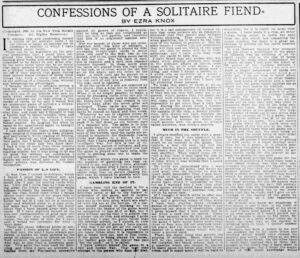 1909 Confessions of a Solitaire Friend