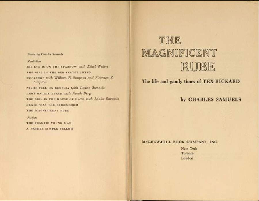 The Magnificent Rube book cover