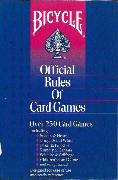 Official Rules of Card Games - 90th edition 2001 book cover