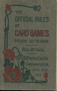 1911- The Official Rules of Card Games