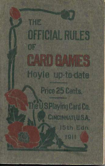 Hoyle up to Date, The Official Rules of Card Games -Copyright 1911, book cover