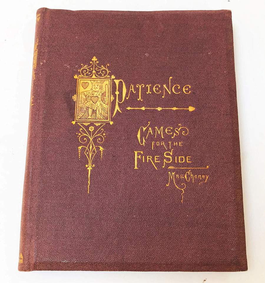 Patience Games for the FireSide by E.D Cheney - 1870 book cover