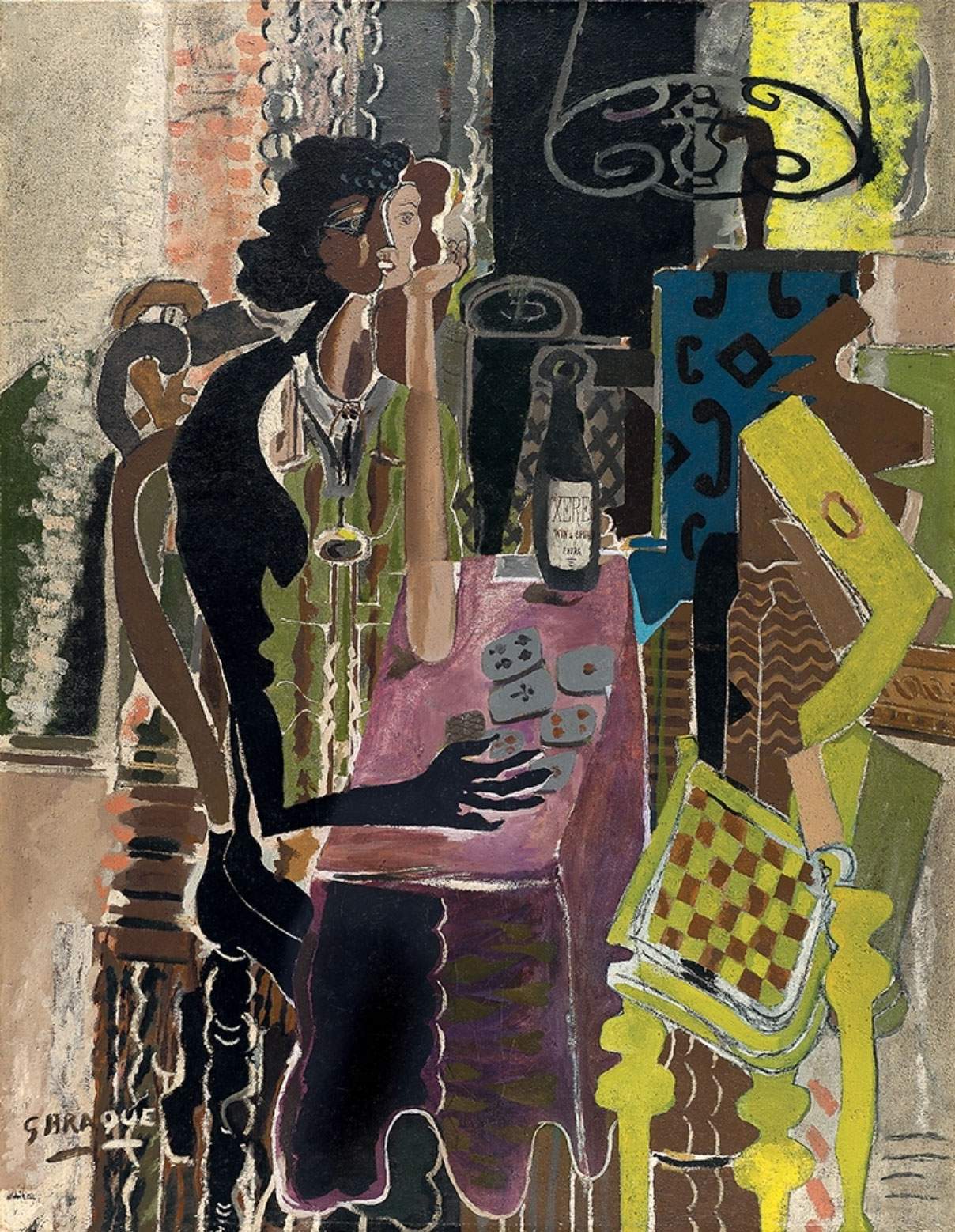 Patience Painting by Georges Braque