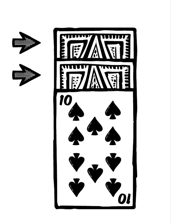 Closed Card example layout Solitaire