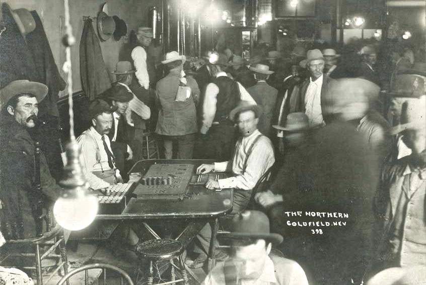 Gambling in the Northern Saloon history