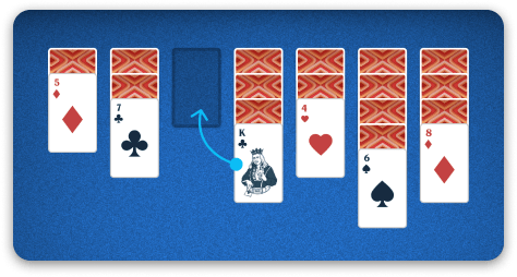 Vegas Solitaire Strategy Advanced King Plays