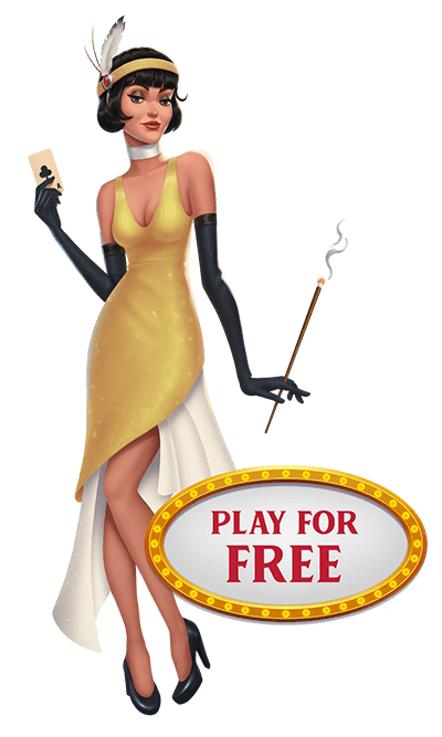 Vegas Solitaire Girl Yellow Dress Play for Free