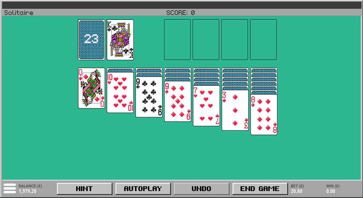 Retro Solitaire game