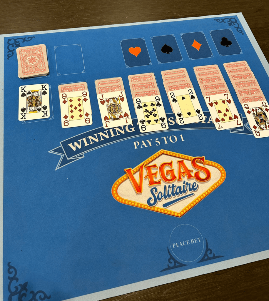 Soon our Vegas Solitaire Card game will be ready! Vegas Solitaire
