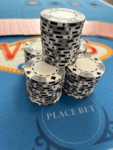 Vegas Solitaire Playmat Close Up Place Bet