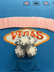 Vegas Solitaire Playmat Place Bet