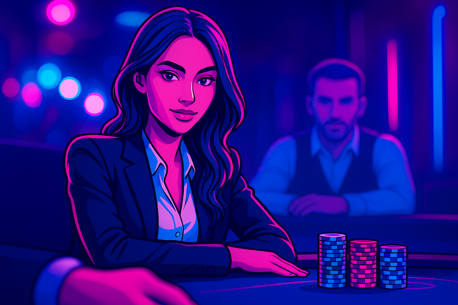 Casino game with strategy